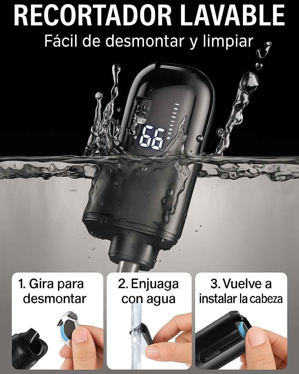 Recortadora de Vello Nasal y Oido PRO