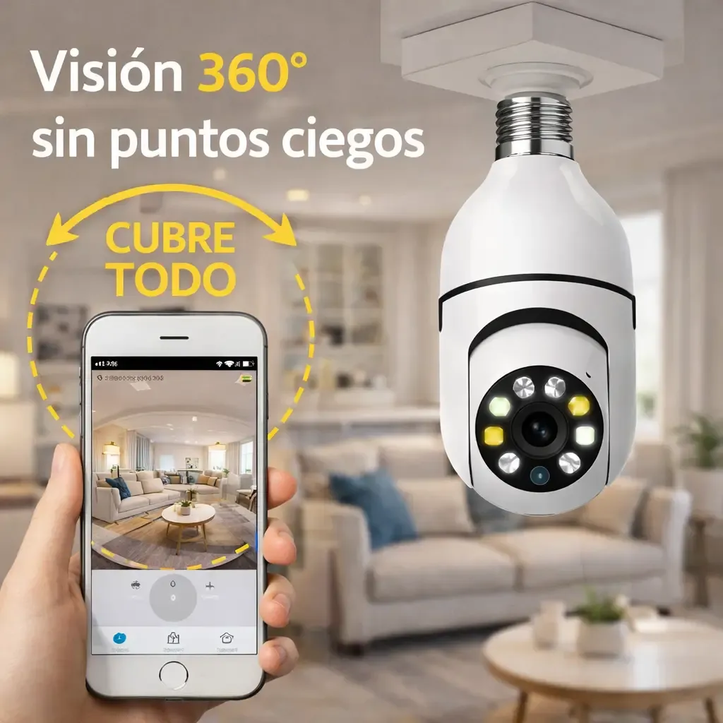 Cam360Pro - Cámara de Seguridad HD WIFI