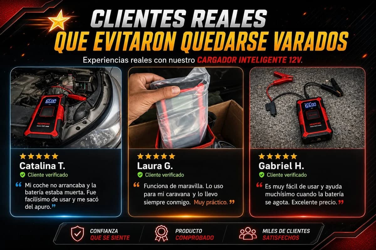 ARRANCADOR PORTÁTIL - NUNCA MÁS TE QUEDES VARADO: ARRANCA TU AUTO EN SEGUNDOS