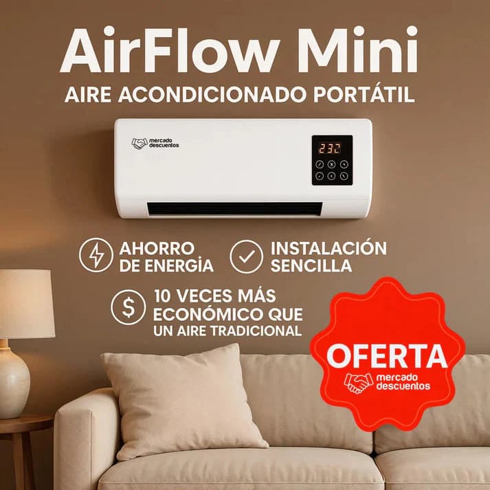 Aire Acondicionado Portátil | Refresca tus espacios y despídete del calor
